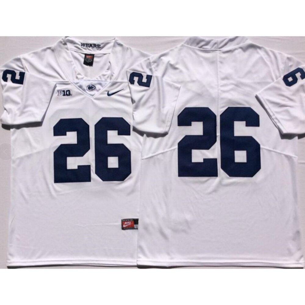 26 Saquon Barkley White Stitched Jersey